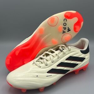 Adidas Copa Pure 2 PRO FG Soccer Cleats Orange Shoes White IE4979 Mens 10